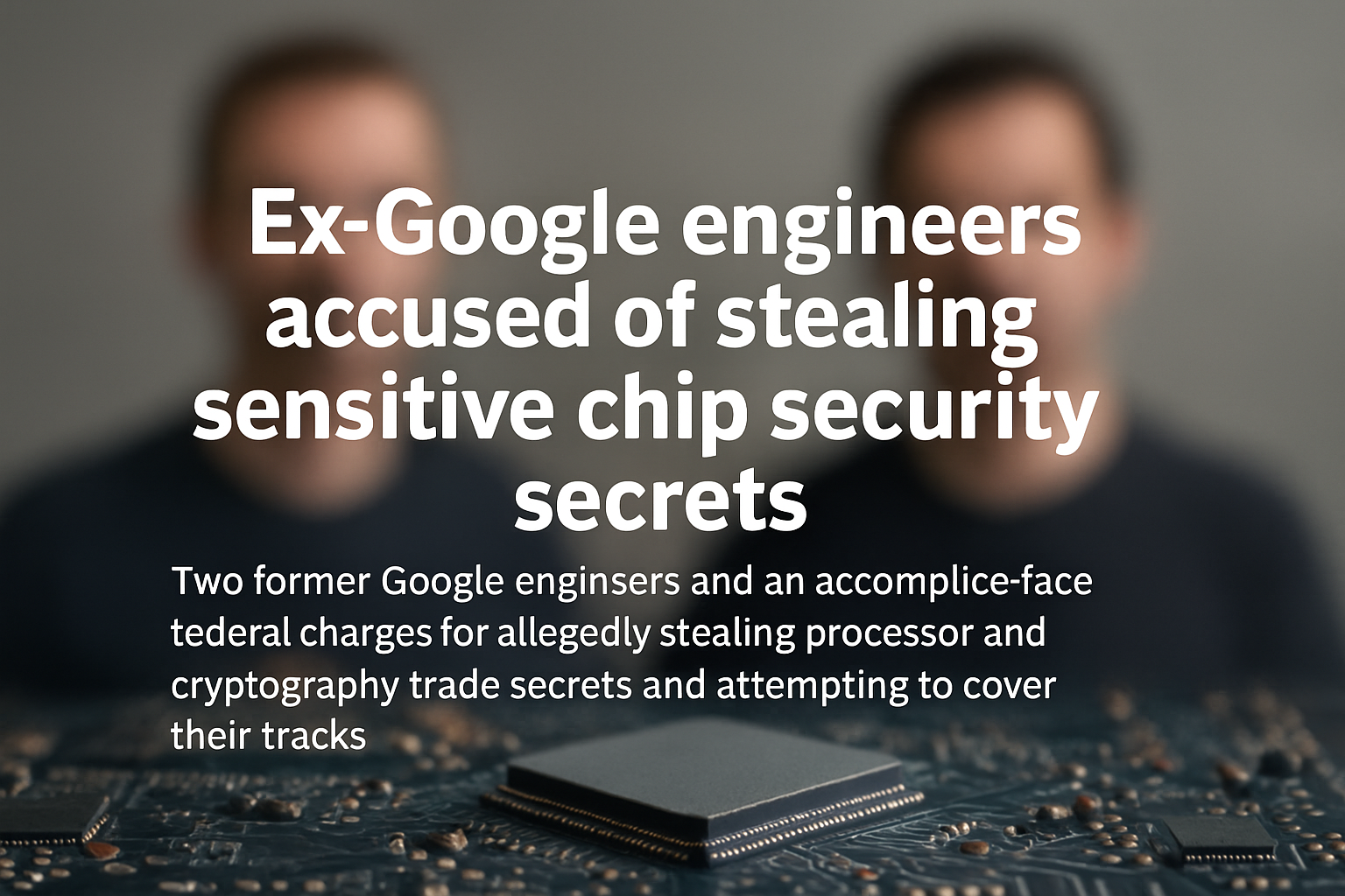 Ex-Google engineers accused of stealing sensitive chip security secrets