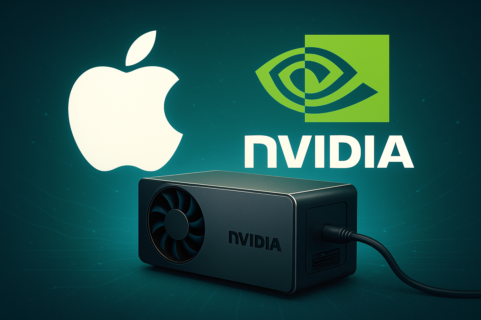 تحول تاريخي: Apple تسمح بتشغيل وحدات معالجة الرسوميات الخارجية من NVIDIA على أجهزة Mac