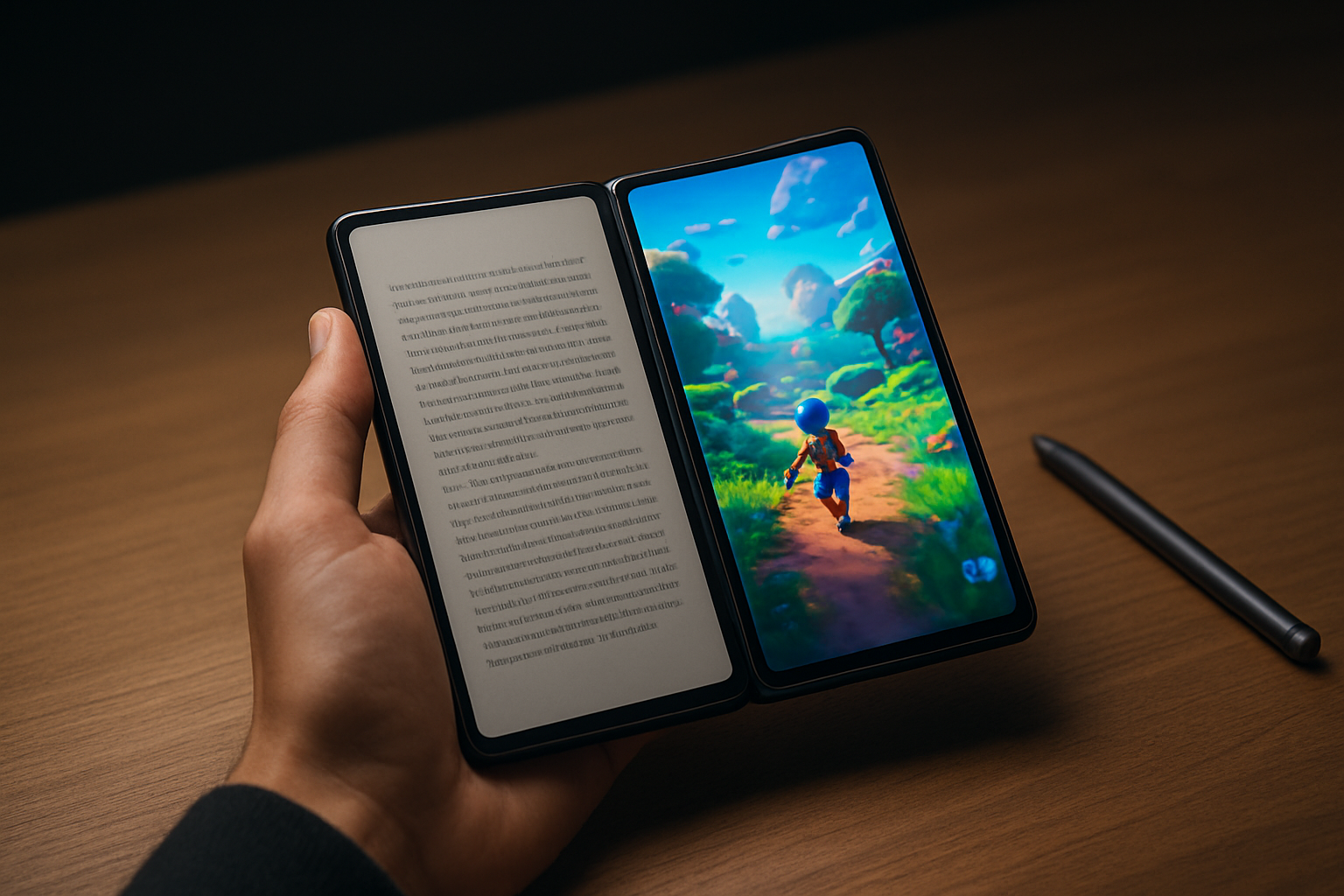 هاتف بشاشتين: Bigme تبتكر حلاً يجمع بين شاشة E-Ink الملونة والشاشة التقليدية