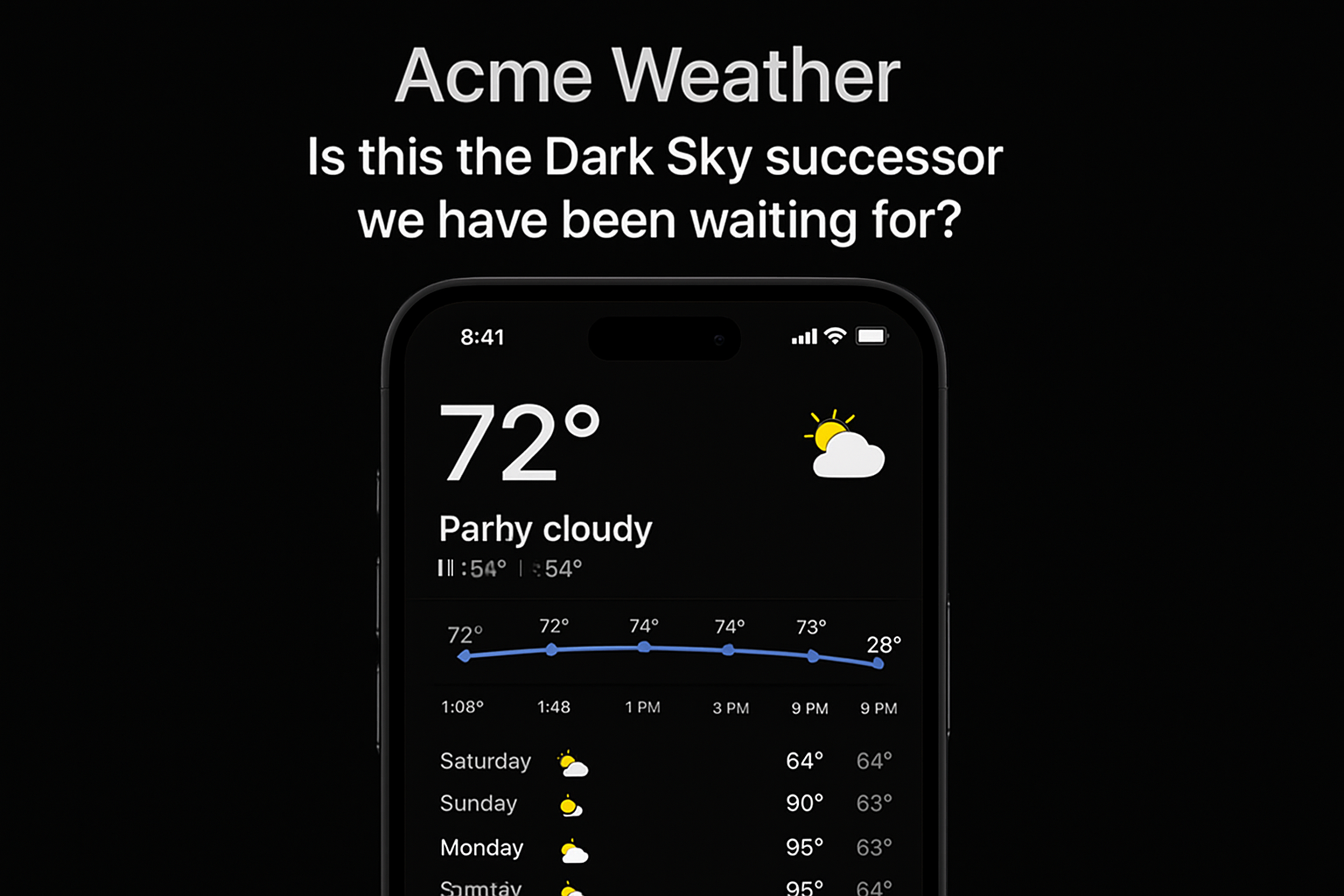 Acme Weather: هل يمثل التطبيق الجديد العودة المنتظرة لأسطورة Dark Sky على Android ؟