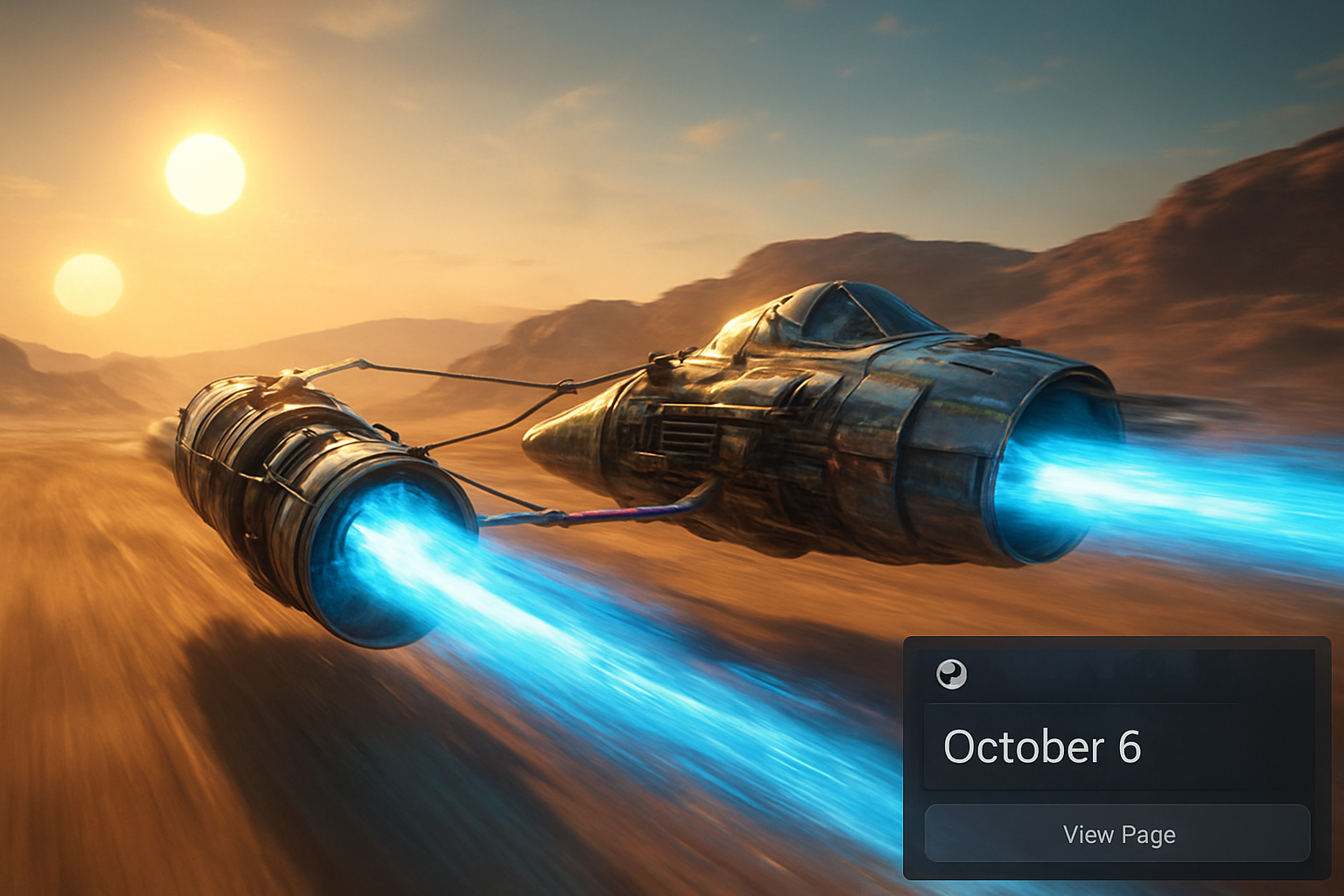 تسريب موعد إطلاق لعبة Star Wars: Galactic Racer عبر منصة Steam